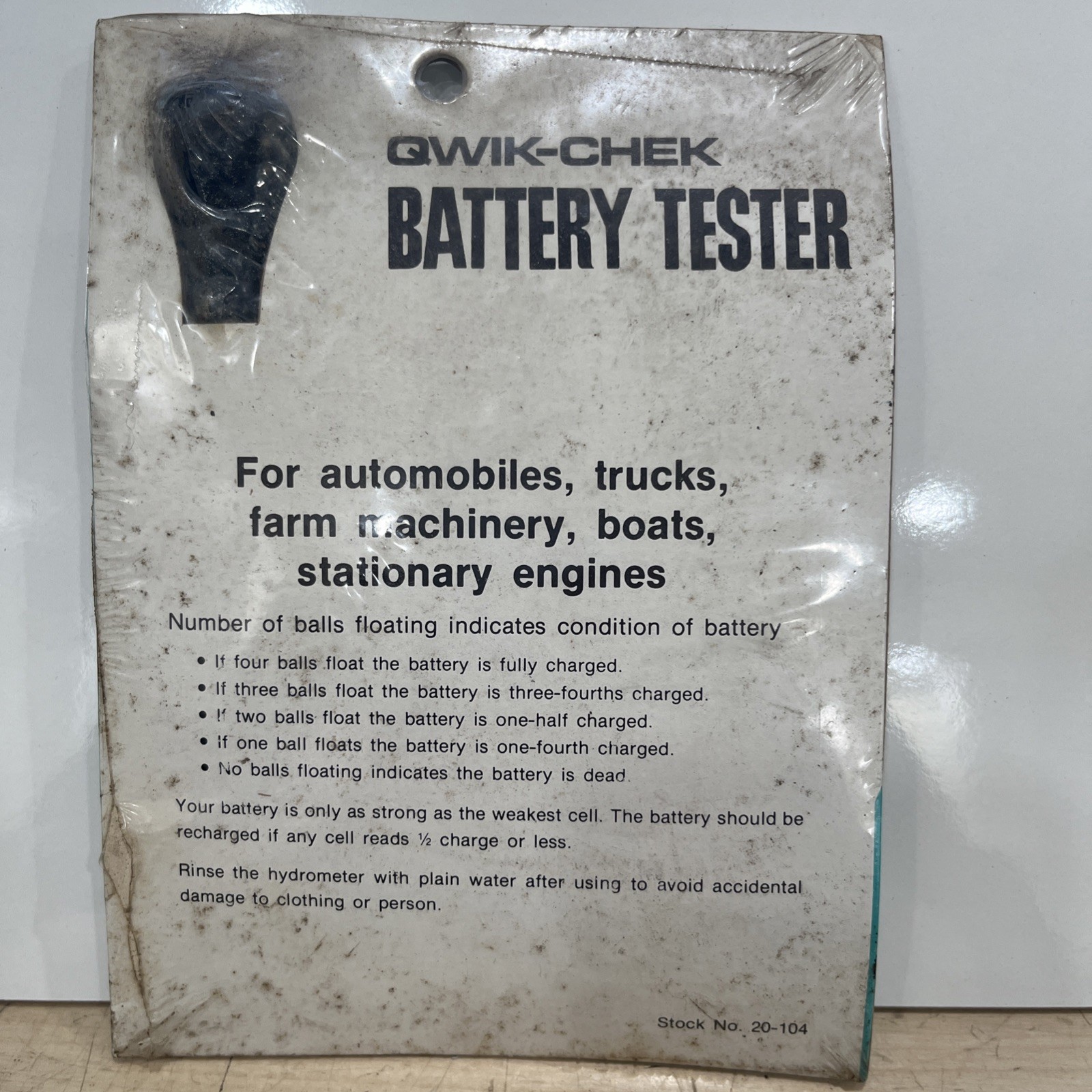 Qwik-Chek Battery Tester “Non- Breakable” 20-104 - Image 4