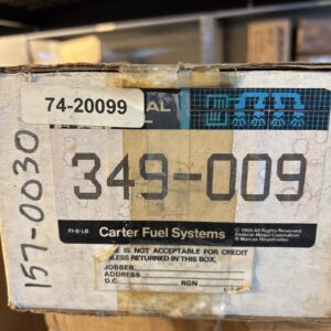 REMAN Carter Fuel Injection Air Flow Meter MAF Sensor 1985-1987 Subaru XT 349009