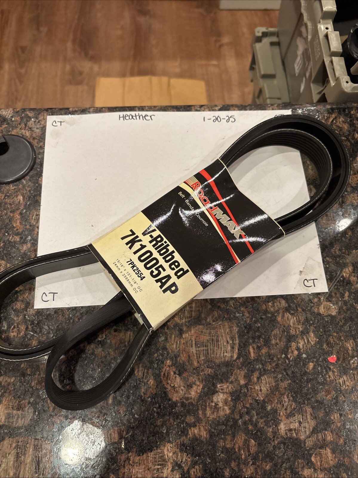 Roadmax 7K1005AP V-ribbed Belt 7PK2554