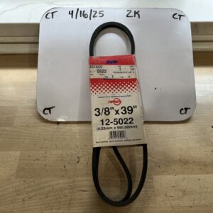 Rotary 12-5022 V-Belt 3/8"x39"  Replaces 3L390