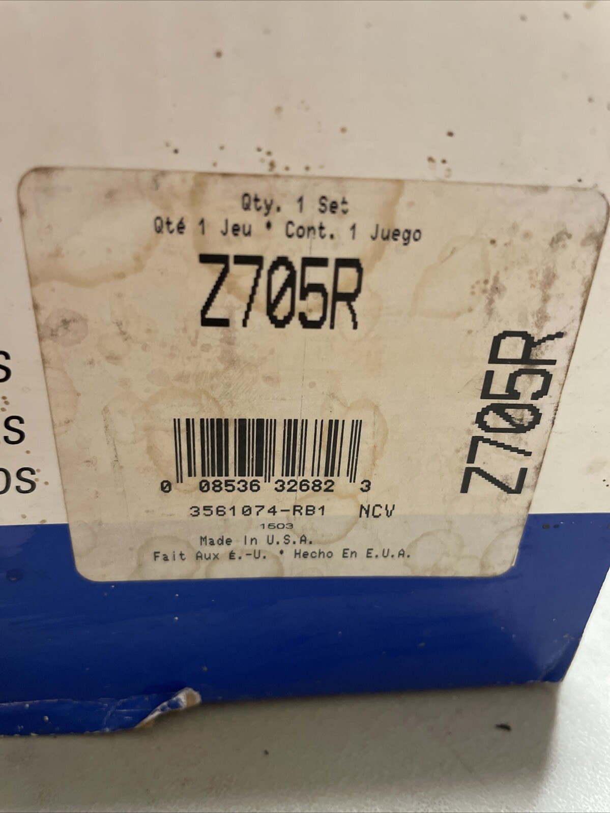 Rr New Brake Shoes Wagner Z705R - Image 3