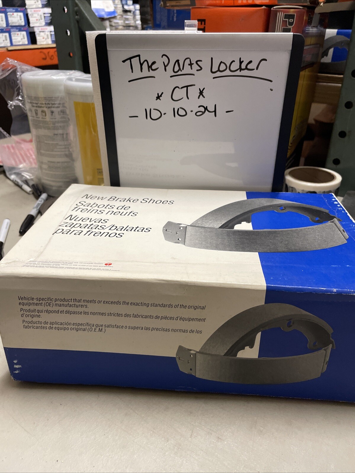 Rr New Brake Shoes Wagner Z705R