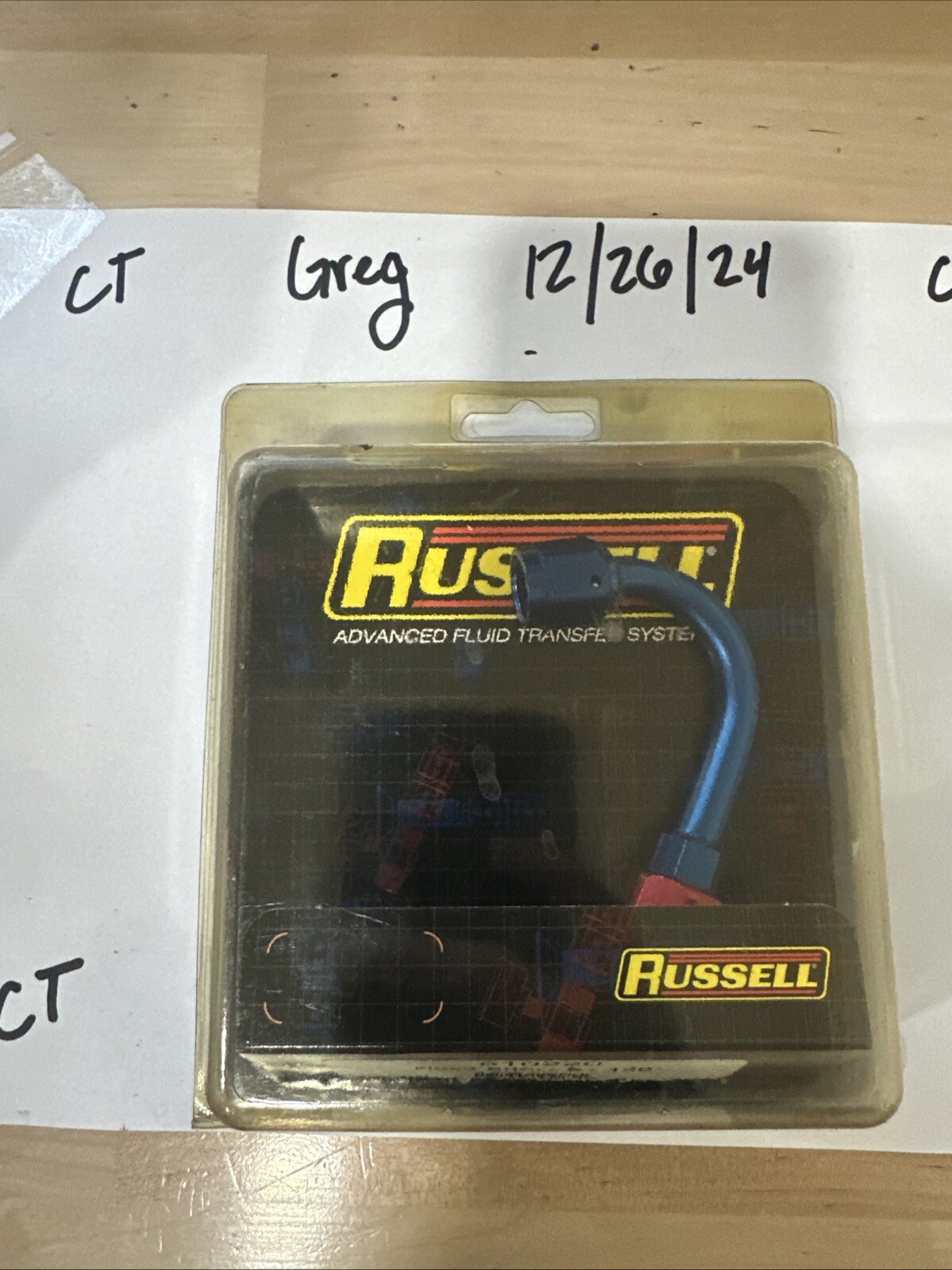 Russell 610220 Full Flow Hose End 120 Deg. End