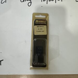 Russell 661973 Pro Classic Flare Cap Black -8AN