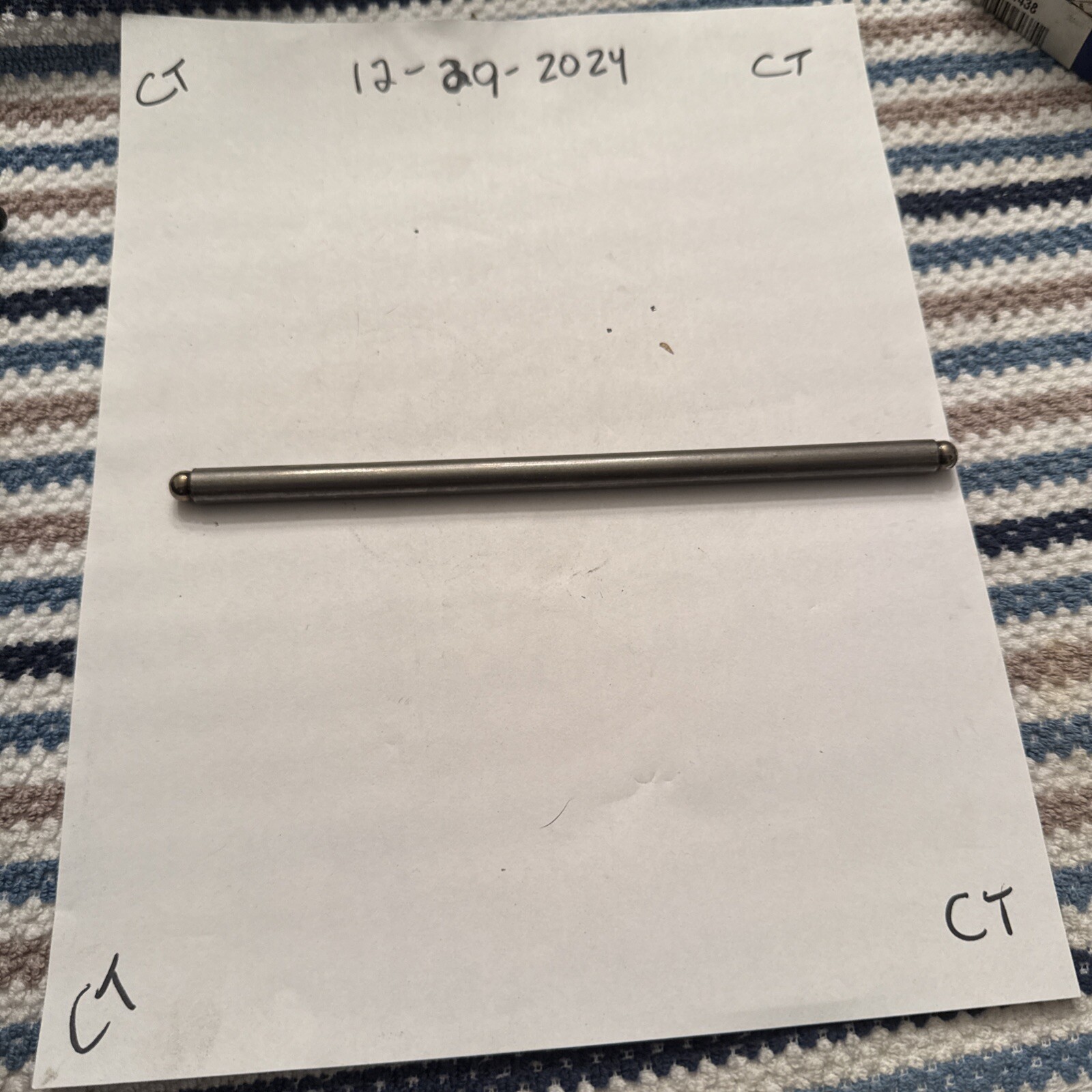 SBI Engine Push Rod fit GMC Cadillac 273 Engine 4.5L (1901427) 8pcs Black Tote 2 - Image 3