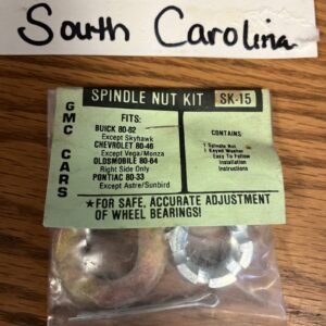 SPINDLE NUT KIT BUICK OLDS OLDSMOBILE CHEVY CHEVROLET PONTIAC NOS vintage # SK15
