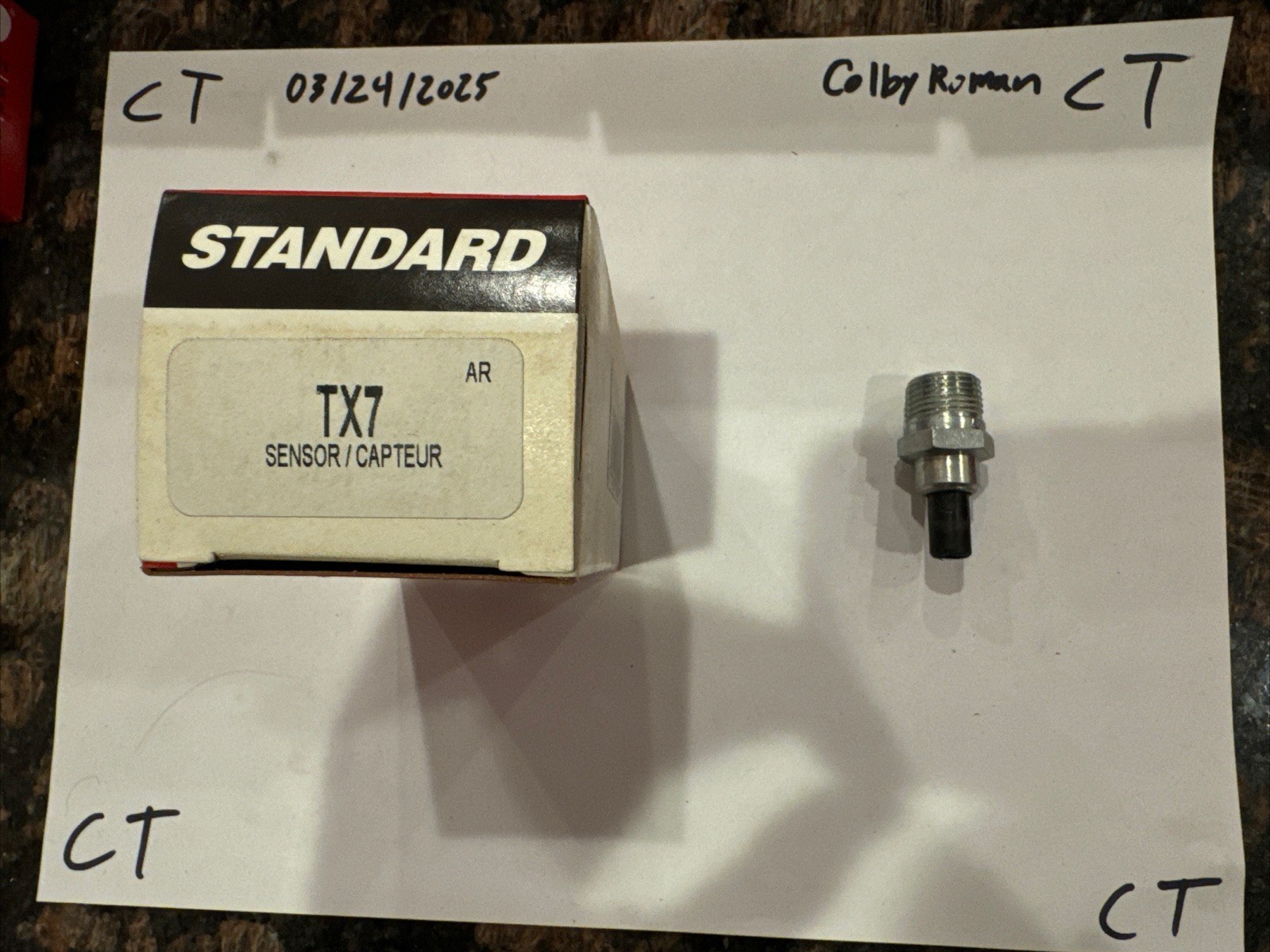 STANDARD TX7 Engine Coolant Temperature Sensor