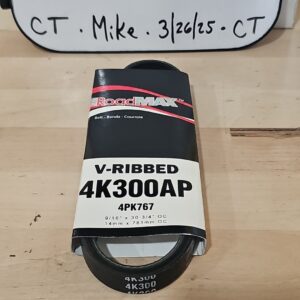 Serpentine Belt-Automotive V-Ribbed Belt (Standard) Roadmax 4K300AP