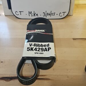 Serpentine Belt-Automotive V-Ribbed Belt (Standard) Roadmax 5K429AP