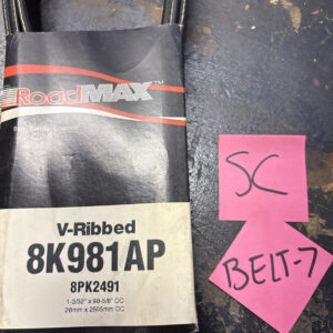 Serpentine Belt-Automotive V-Ribbed Belt (Standard) Roadmax 8K981AP