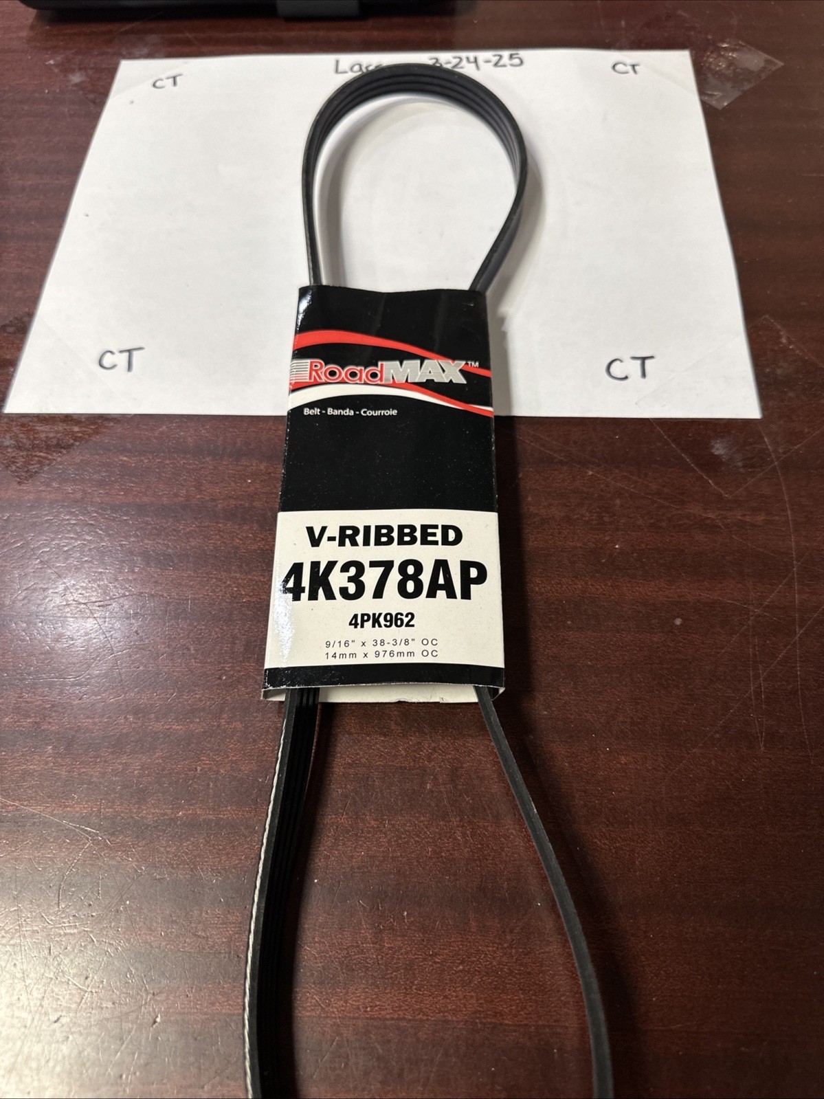 Serpentine Belt-Automotive V-Ribbed Belt(Standard) Roadmax 4K378AP