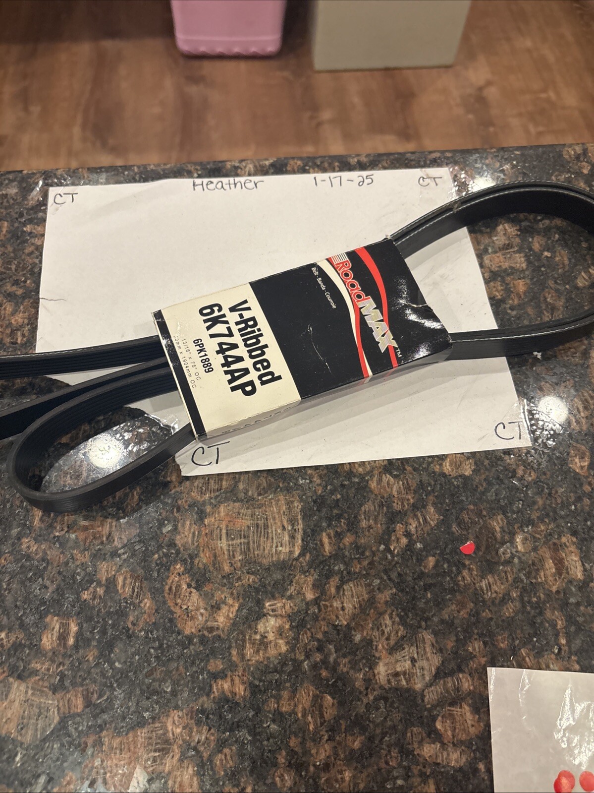 Serpentine Belt-Automotive V-Ribbed Belt(Standard) Roadmax 6K744AP