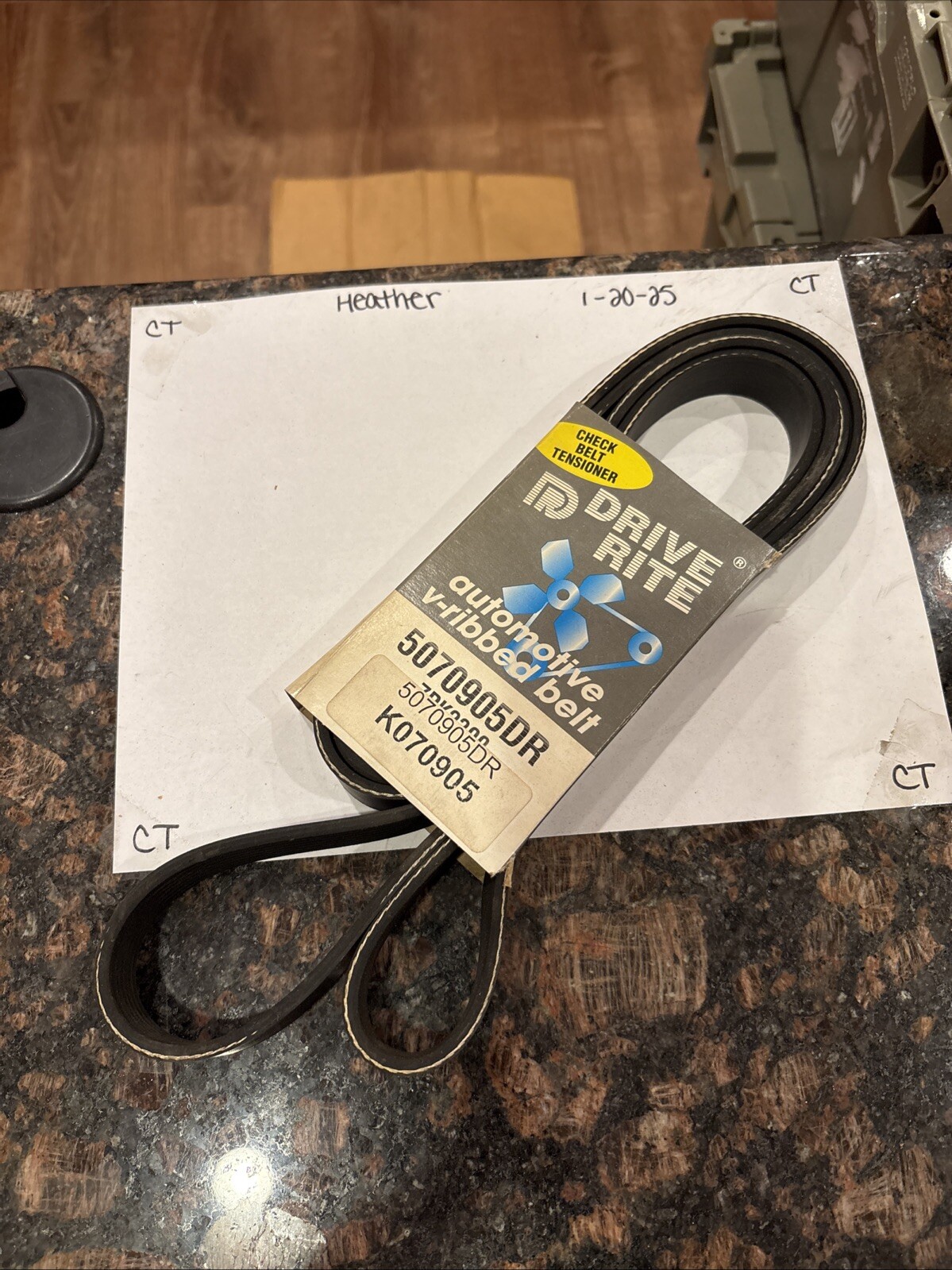 Serpentine Belt Drive-Rite 5070905DR / K070905