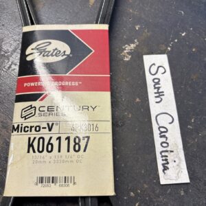 Serpentine Belt Micro-V Belt Gates K061187 13/16 X 119 1/4” 20mm X 300mm