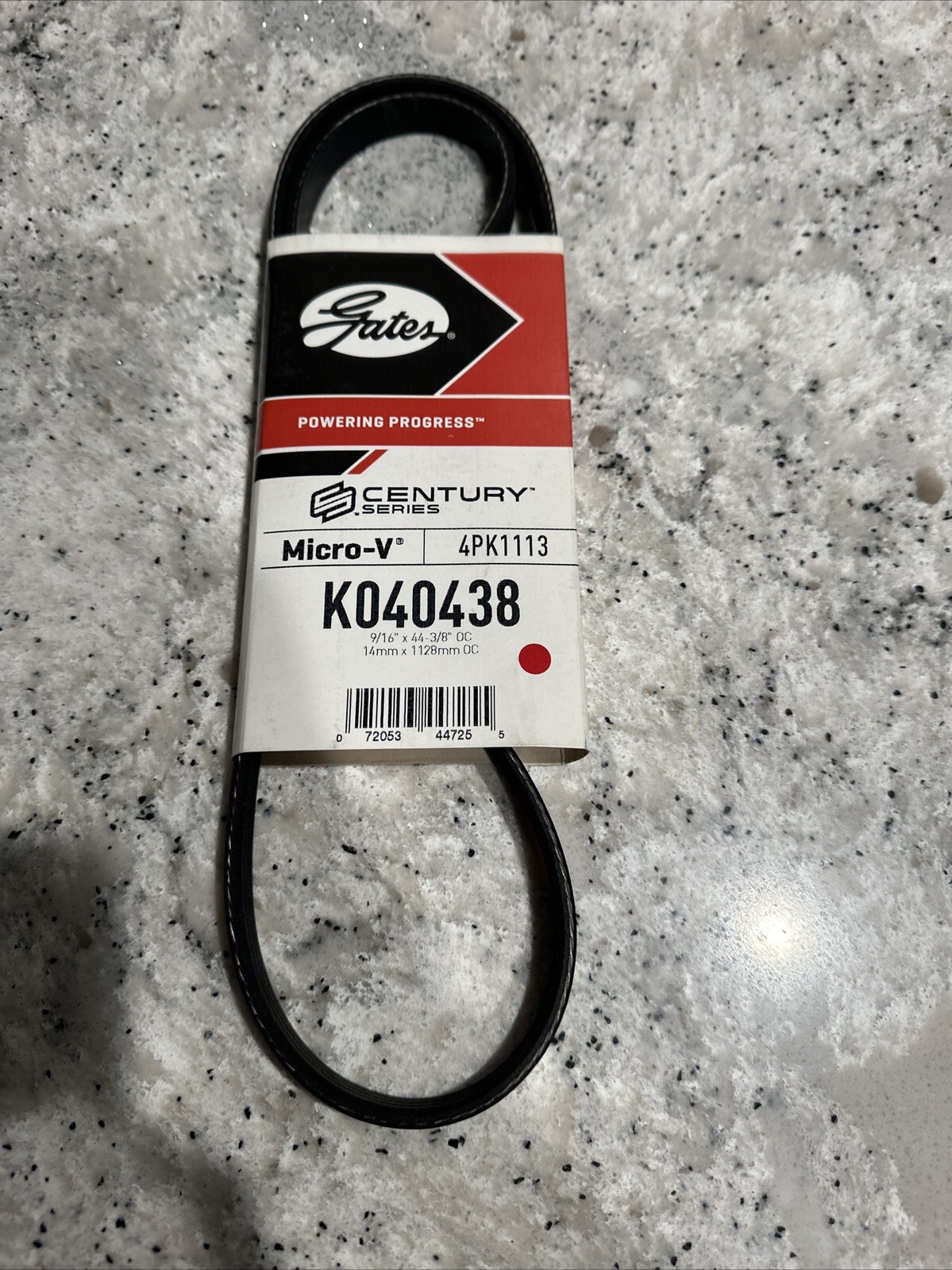 Serpentine Belt-Premium OE Micro-V Belt Gates K040438 - Image 3