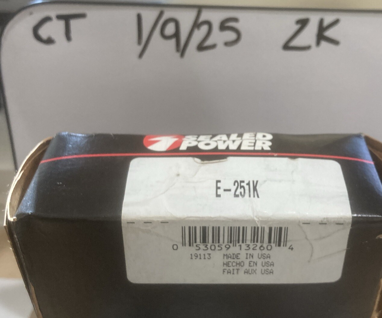 Speed Pro E251K Standard SBC Chevy 350 383 Moly Piston Rings STD 4.000 Bore 4" - Image 4