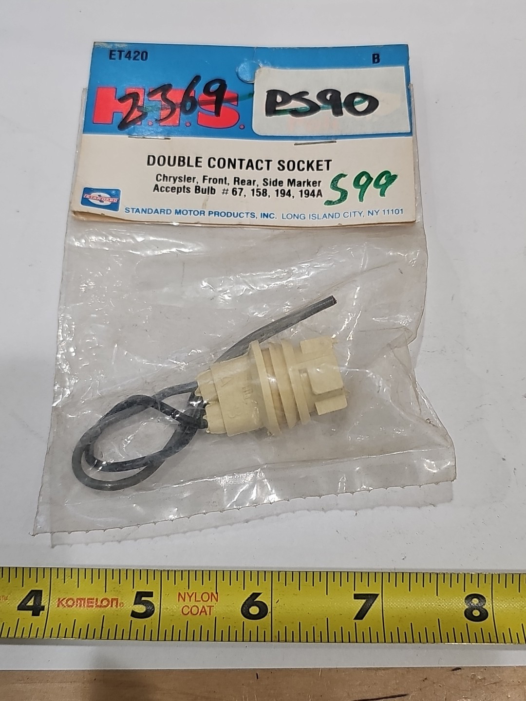 Standard Double Contact Socket Front, Rear, Side Marker Lights S99 - Image 3