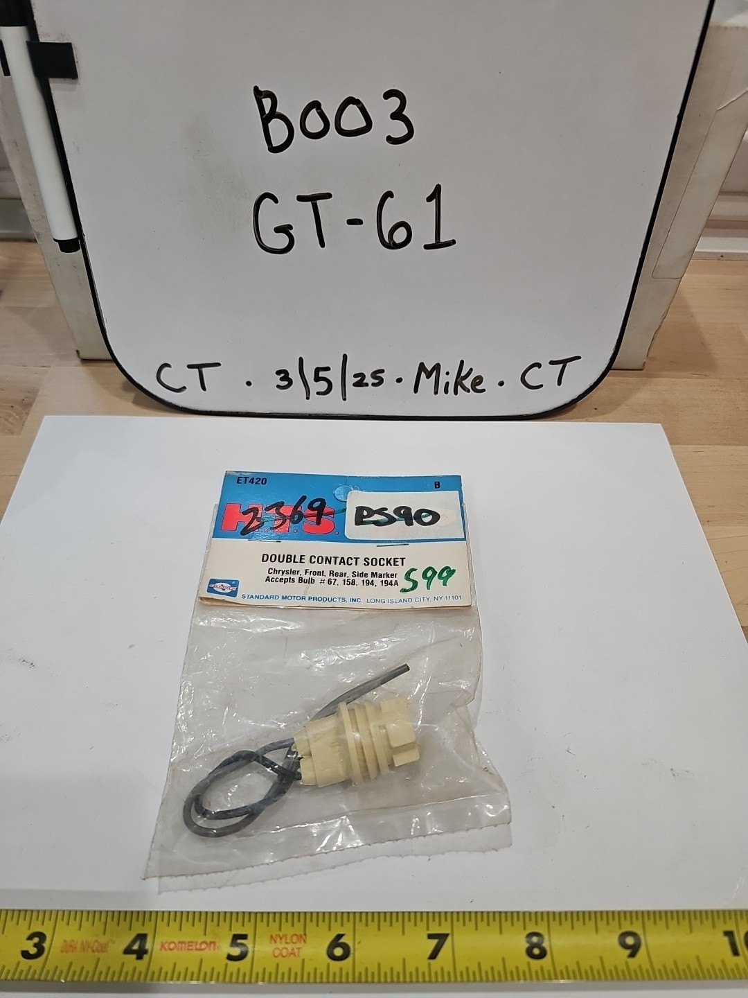 Standard Double Contact Socket Front, Rear, Side Marker Lights S99