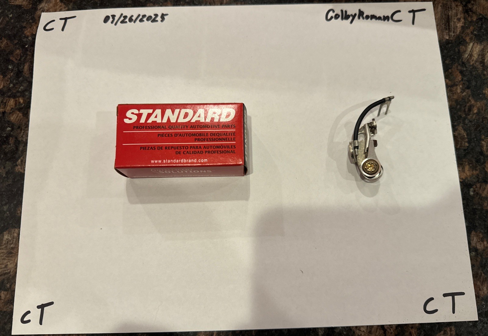 Standard Ignition Ignition Contact for Corolla, Celica, Corona JP-17P