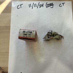 Standard Motor Products Inc Ignition Contact Points Blue Streak DR2270P NOS