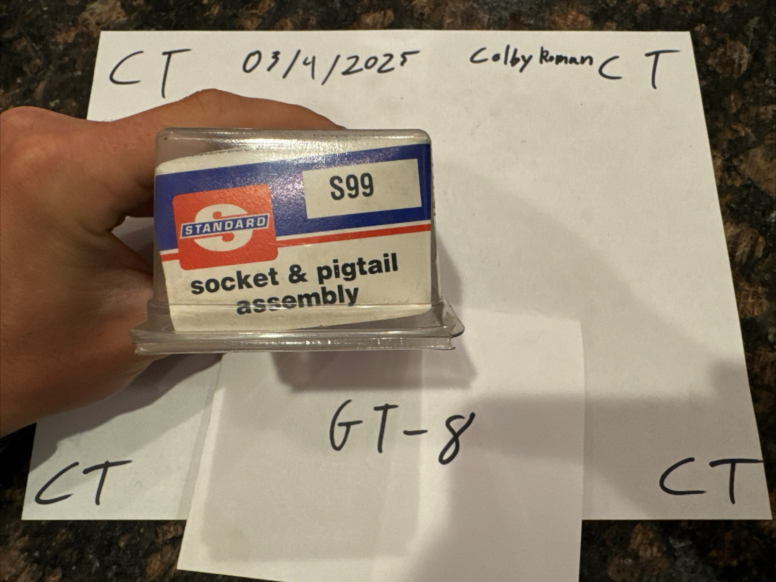 Standard S-99 Back Up Light Socket and Pigtail assembly - Image 3