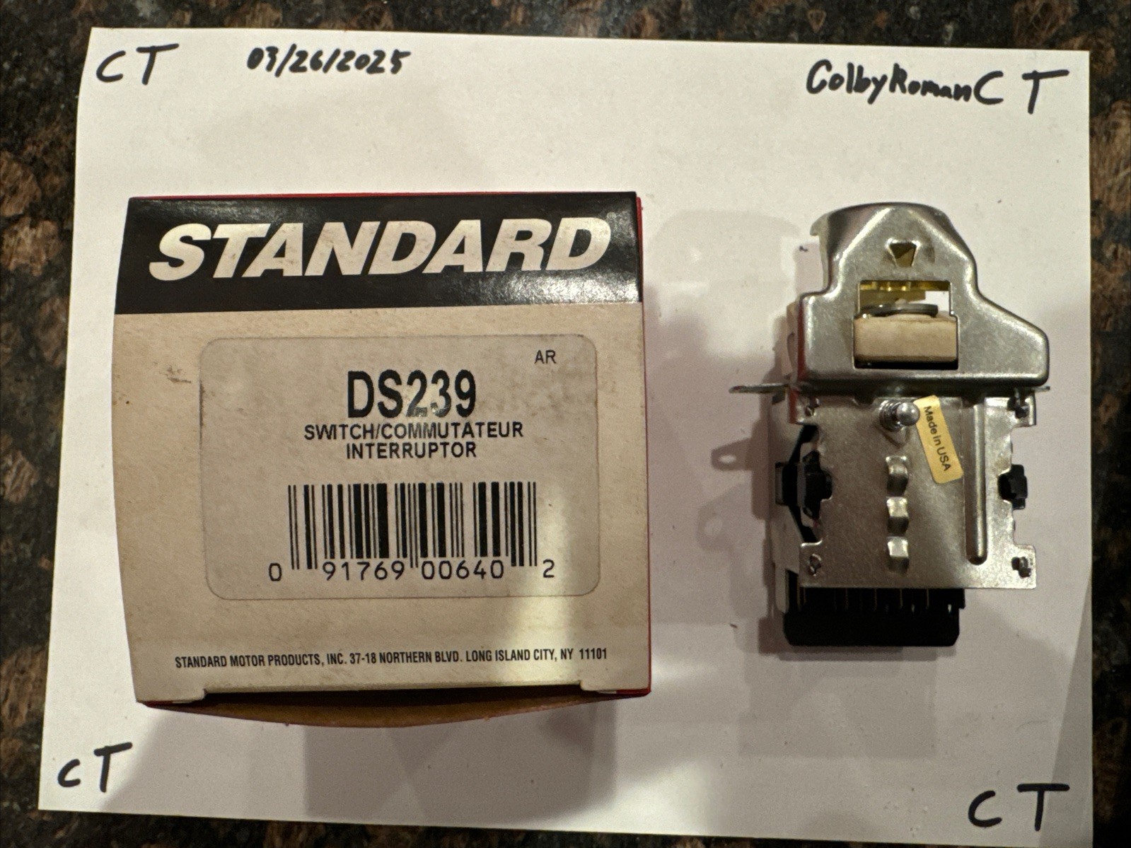 Standard professional Quality Automotive DS239