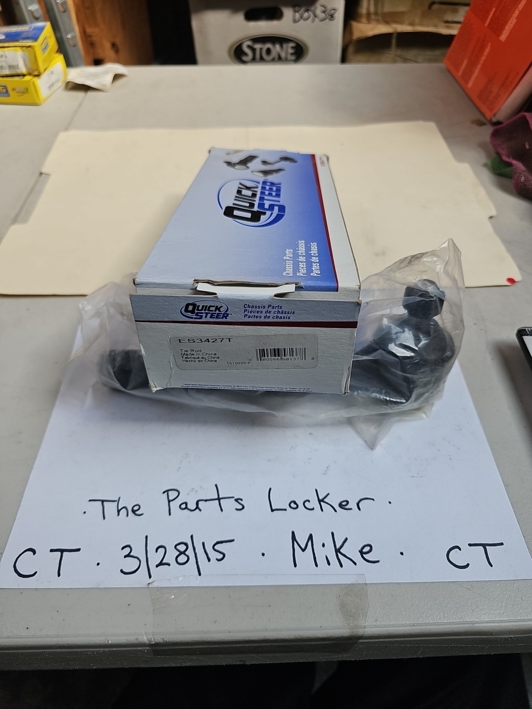 Steering Tie Rod End QuickSteer ES3427T