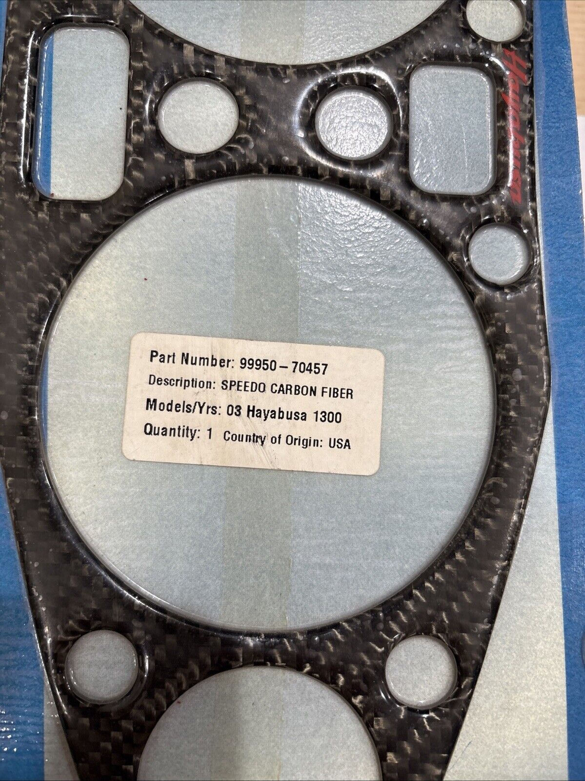 Suzuki 99950-70457 (1999-2007 Hayabusa) Speedo Carbon Fiber - Image 3