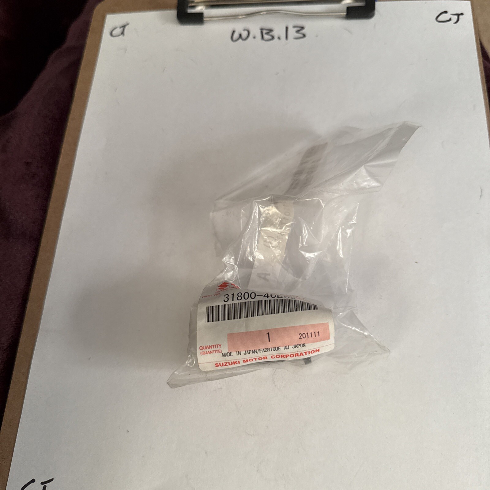 Suzuki Genuine Relay Assy,Star - 31800-40B02