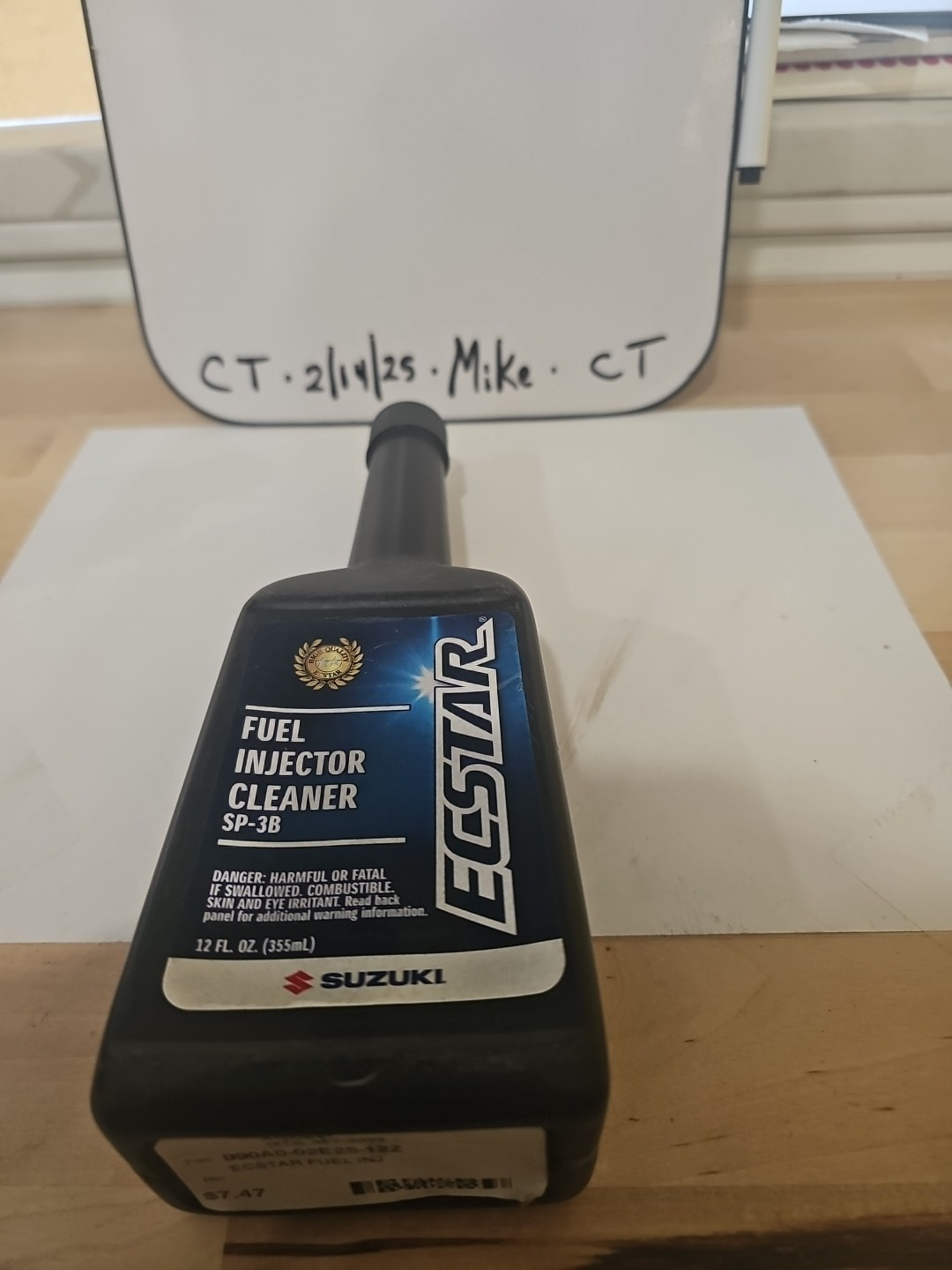 Suzuki OEM Ecstar SP-3B Fuel Injector Cleaner 990A0-02E25-12Z - Image 4