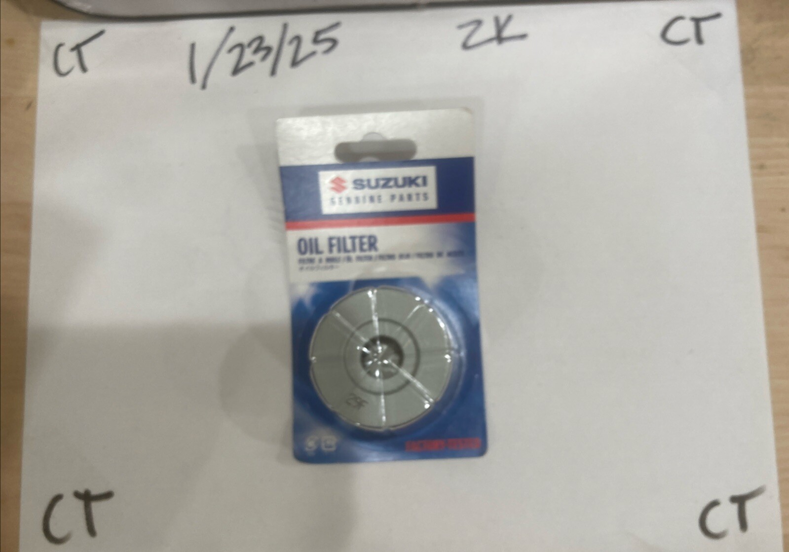 Suzuki Oil Filter 16510-29F00