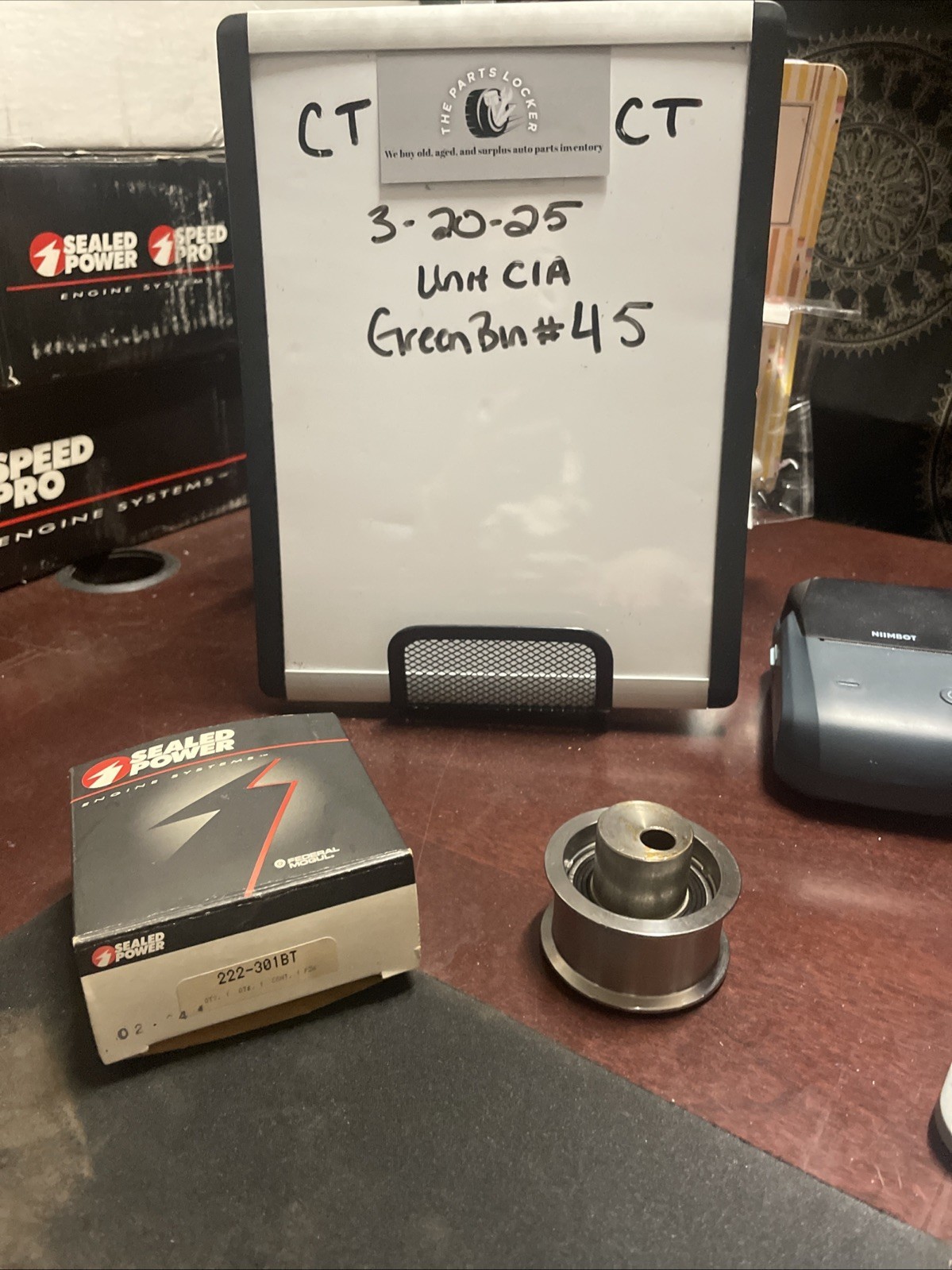 Tensioner Sealed Power 222-301BT