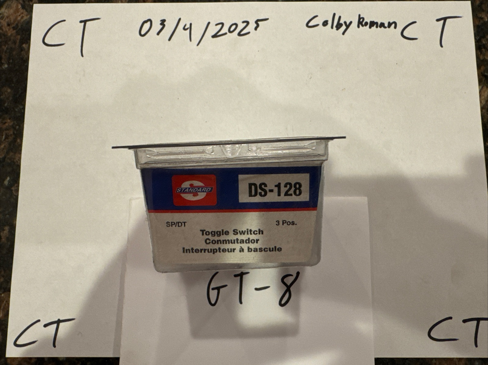 Toggle Switch Standard Motor Products DS128 - Image 3