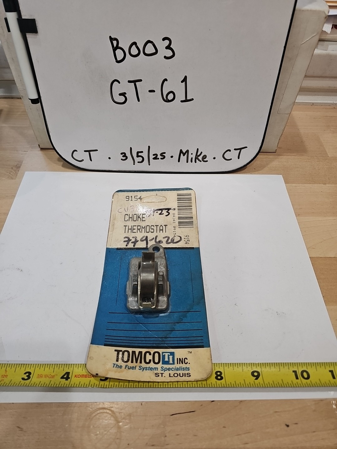 Tomco 9154 Carburetor Choke Thermostat GM 2.3L 71-76