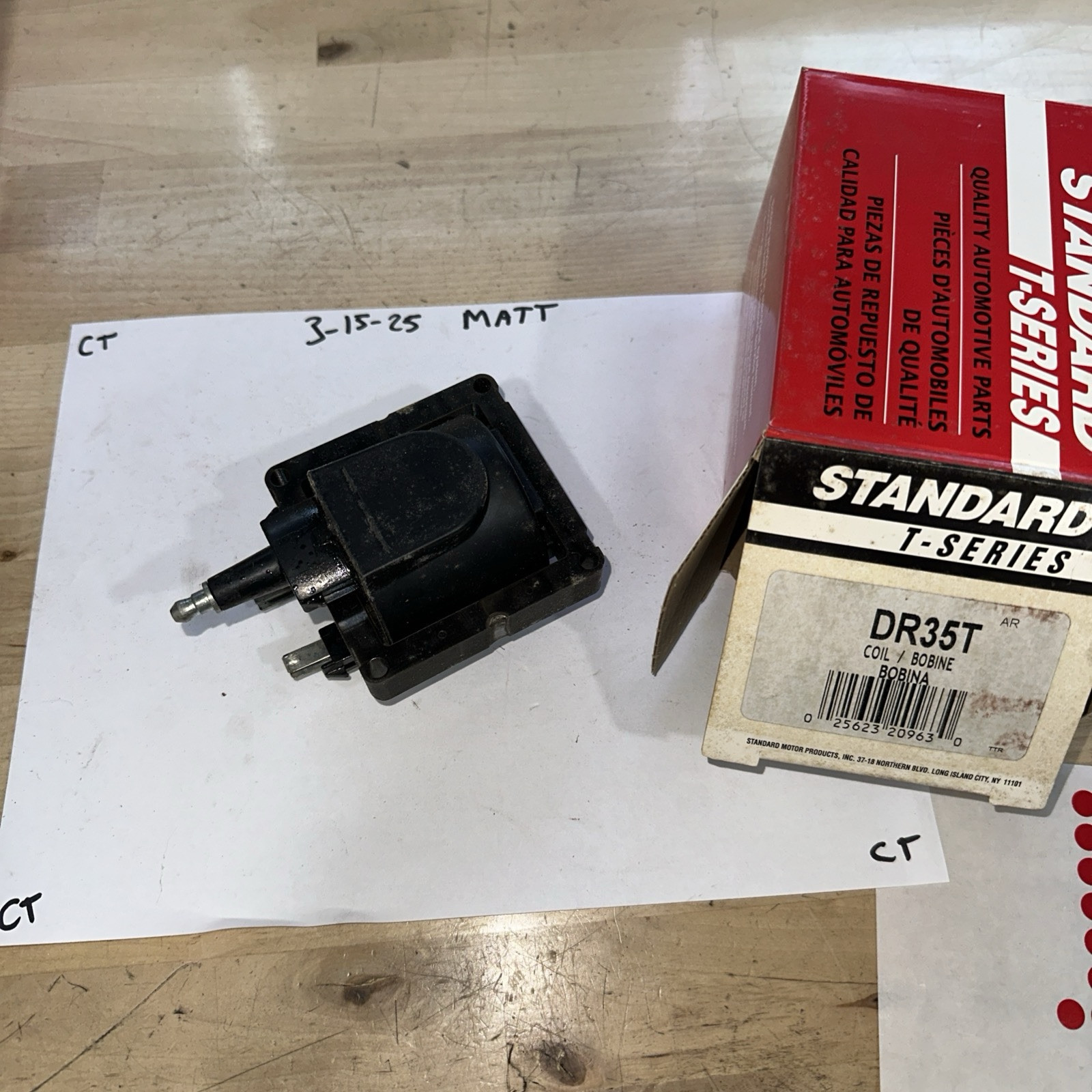 Tru Tech / Standard Ignition Coil DR35T DR35 NOS New in Box - Image 4