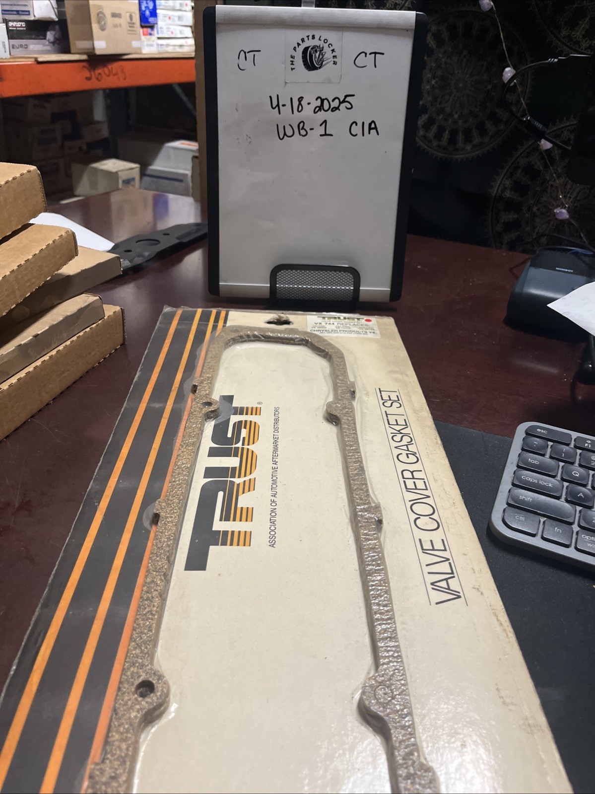 Trust Valve Cover Gasket VX 744 Fel-pro VS 13379