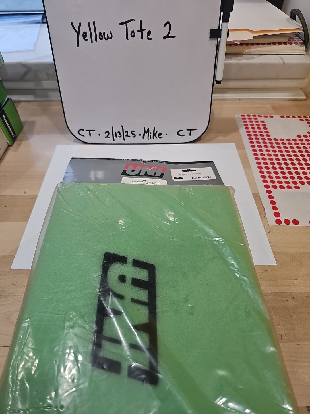 UNI Filter® BF-1 - Bulk Foam 16x12x5/8 Air Filter Sheet