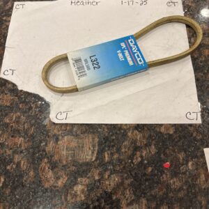 Utility V-Belt, Premium, Dayco Gpl - L322 9RL560