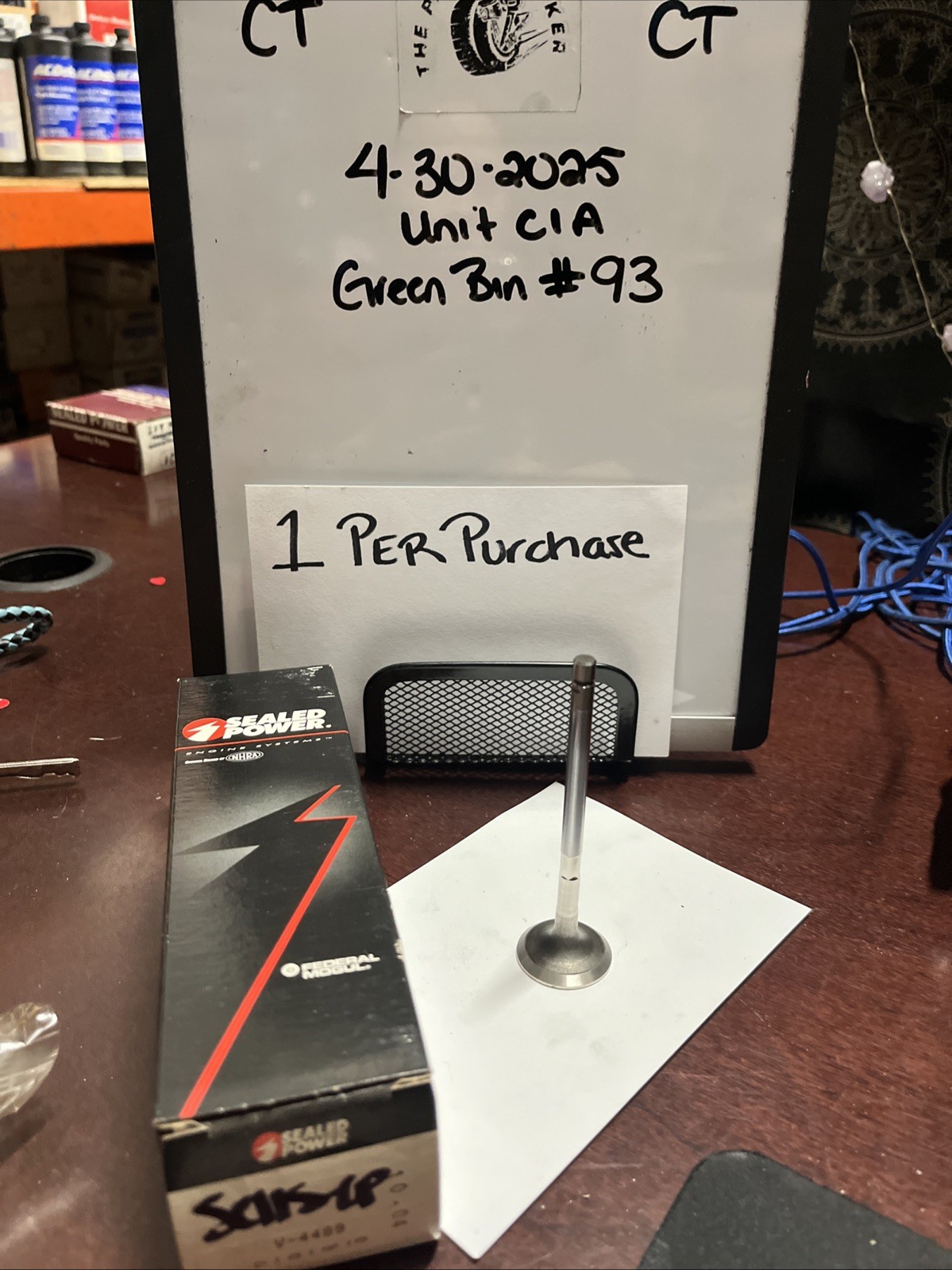 V-4489 Sealed Power Engine Intake Valve 1 Per Purchase