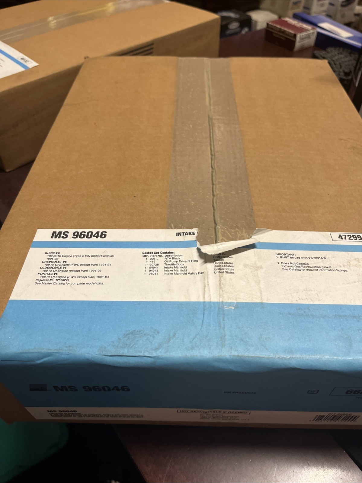 Valley Pan Gasket Set-VIN: T Fel-Pro MS 96046 - Image 4