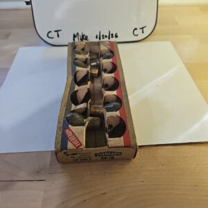 Vintage Eveready GE-93 Miniature Interior Auto Lamps (1 Box Of 5 Bulbs) Box Open