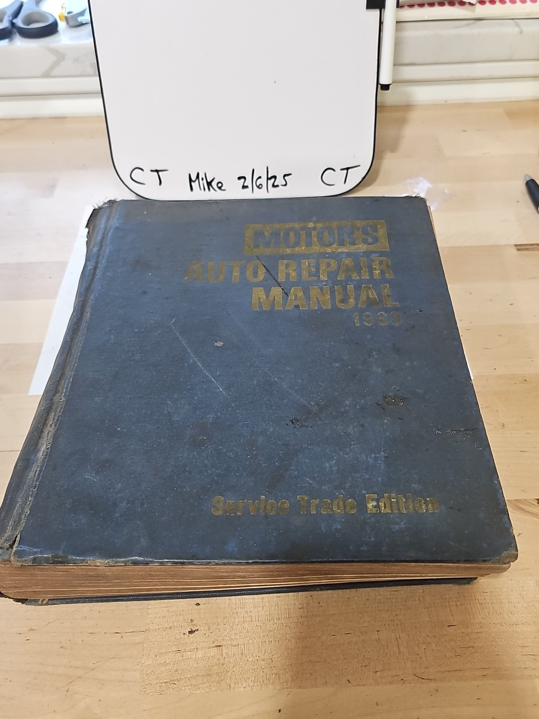 Vintage Motor's Auto Repair Manual 1969 32nd Edition