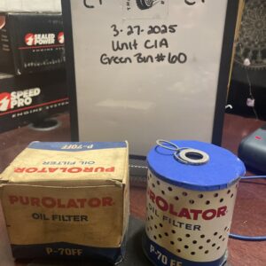 Vintage NOS Purolator Super Micronic Oil Filter Cartridge P-70FF