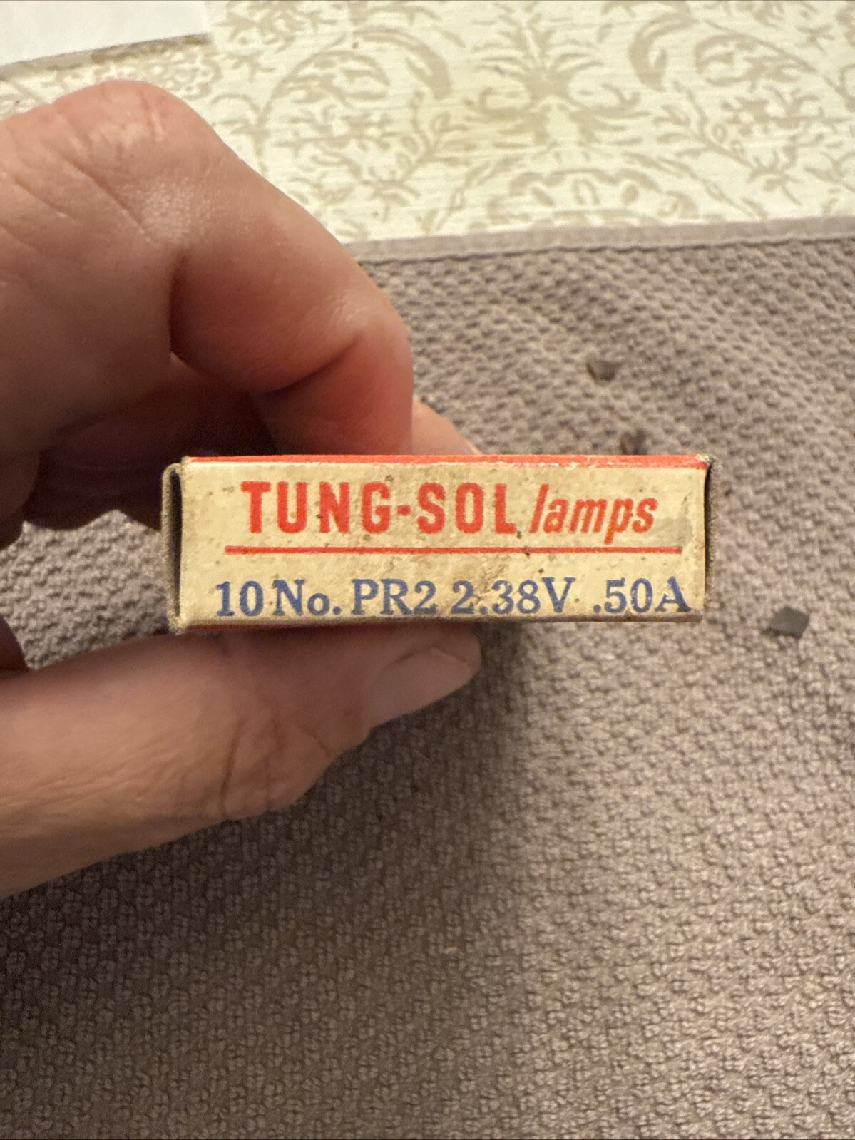 Vintage Tung-Sol Lamps No. PR-2 .50A 2.38V 8 Bulbs - Image 3