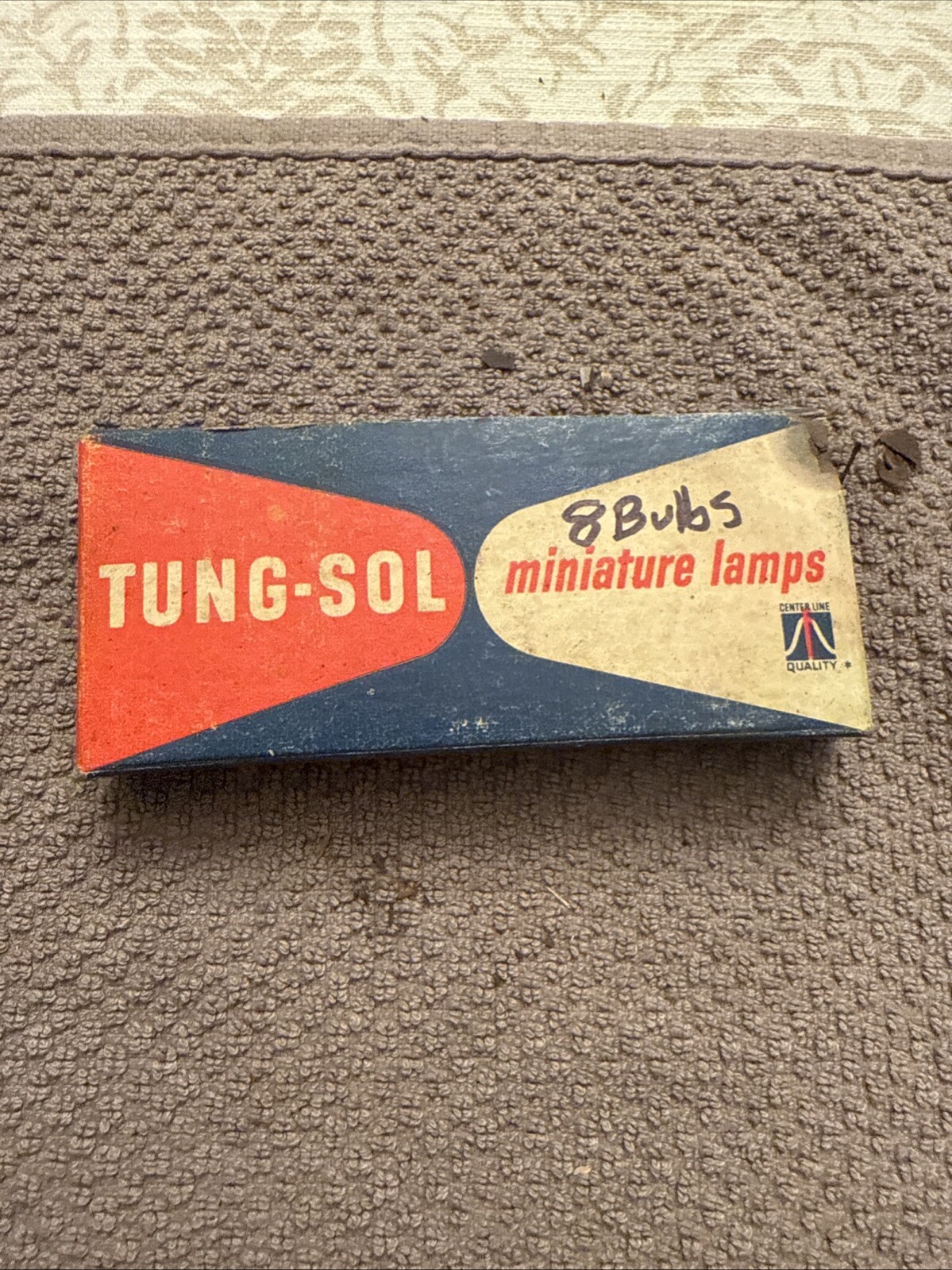 Vintage Tung-Sol Lamps No. PR-2 .50A 2.38V 8 Bulbs