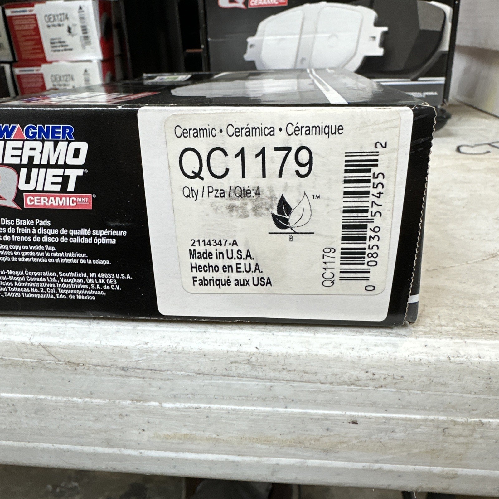 Wagner Brake Front Disc Brake Pad Set for MX-5, MX-5 Miata (QC1179) - Image 3