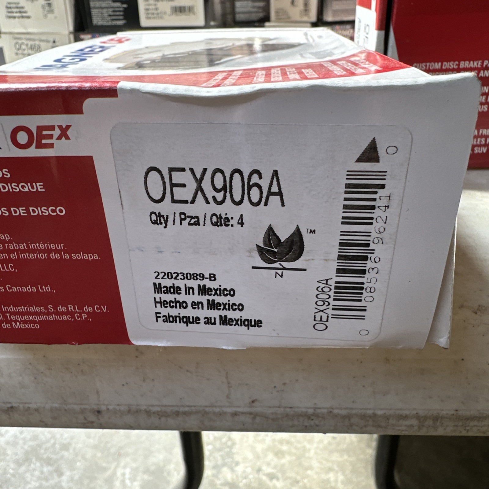 Wagner Brake OEX906A Disc Brake Pad Set For Select 04-15 Toyota Models - Image 3