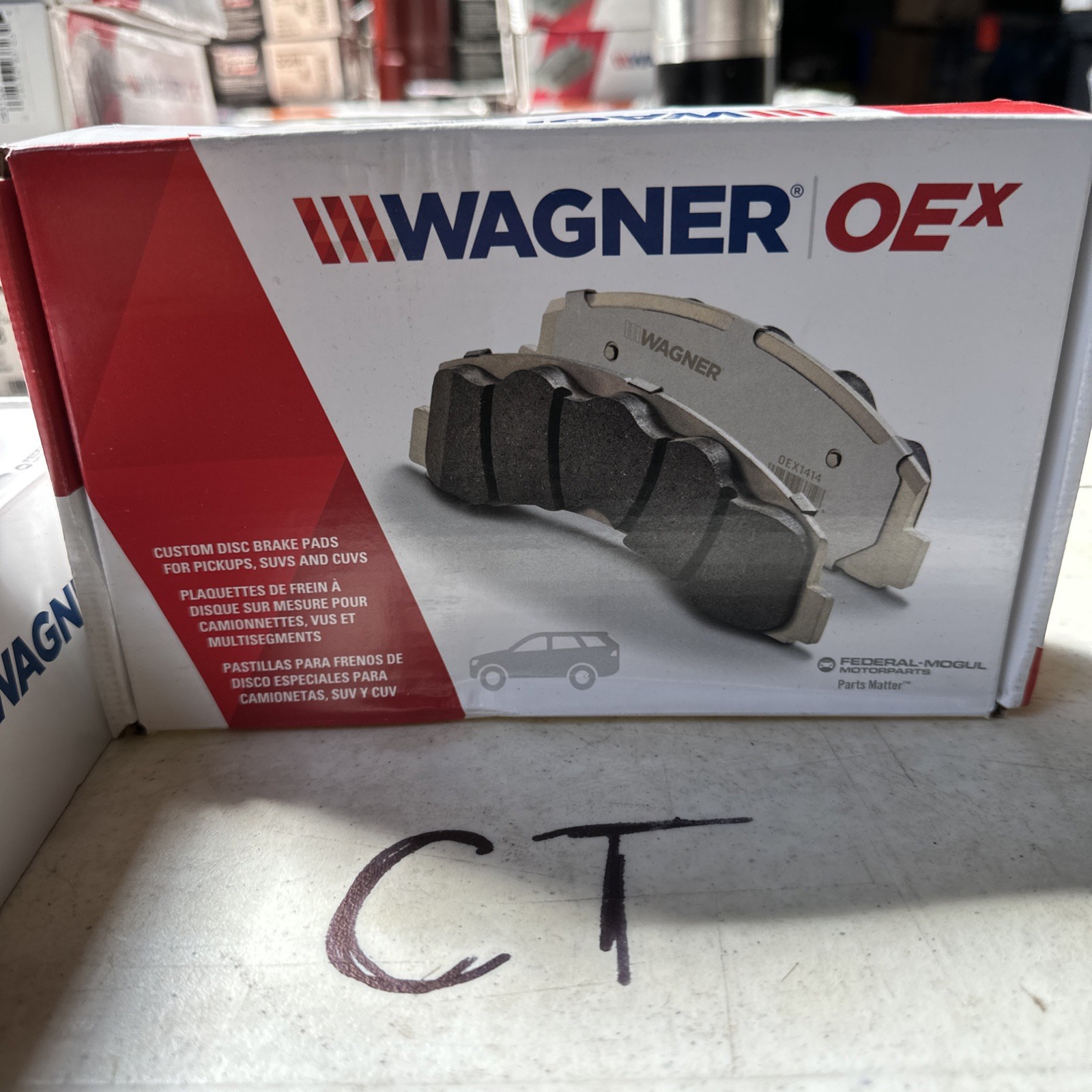 Wagner Brake OEX906A Disc Brake Pad Set For Select 04-15 Toyota Models