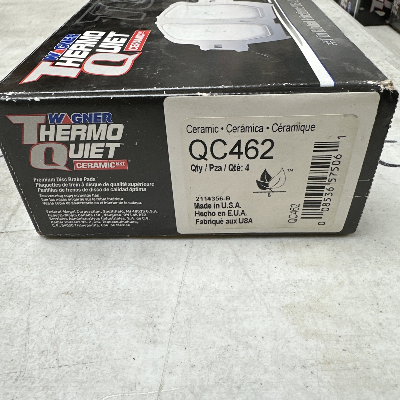 Wagner QC462 Front Ceramic Brake Pads for Sentra 240sx Axxess Stanza G20 - Image 3