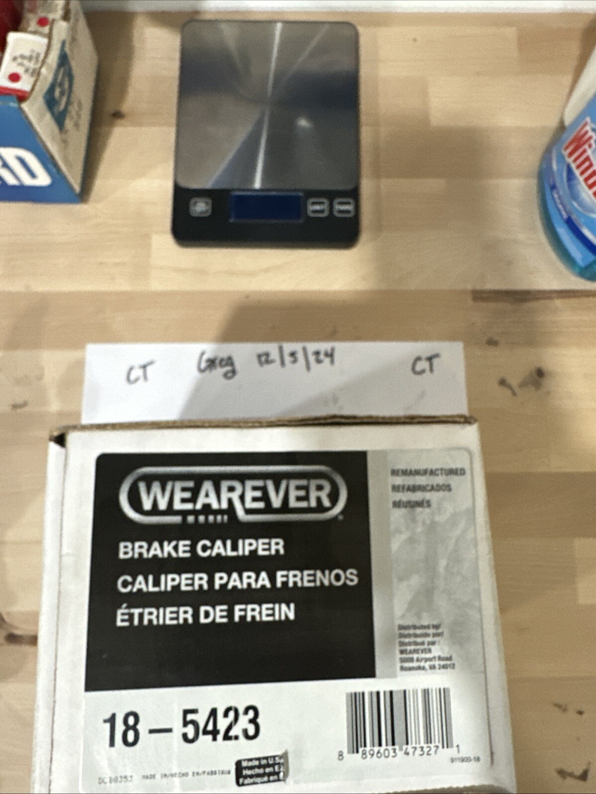 Wearever Disc Brake Caliper 18-5423